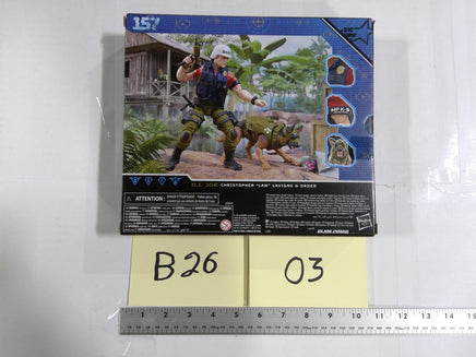 GI Joe Classified Christopher Law Lavigne & Order MP K9 6in Action Figure Hasbro