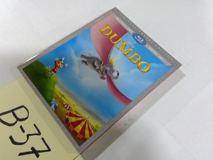 Disney Dumbo 75th Anniversary Blu-ray DVD Digital HD Slipcover New Sealed