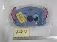 Disney Stitch Makeup Bag Blue Zipper Cosmetic Pouch Travel Toiletry Gift New
