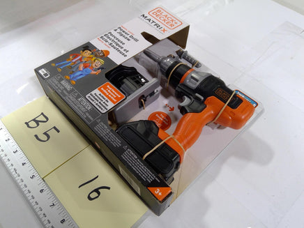 BLACK+DECKER Matrix Junior Power Drill & Jigsaw Kids Roleplay Toy 3+ Orange