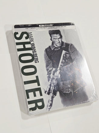 Shooter 15th Anniversary 4K Ultra HD Blu-ray Steelbook New Sealed Mark Wahlberg
