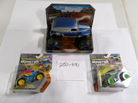 Monster Jam Arena Favorites Grave Digger Ringling Trucks Lot 3 Spin Master New