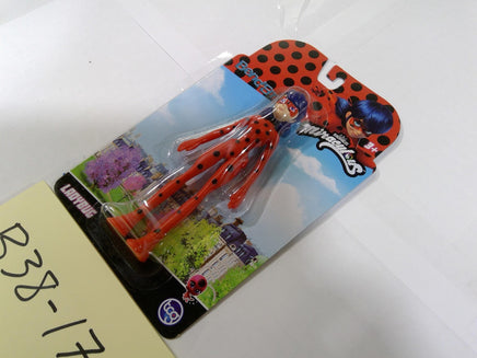 Miraculous Ladybug Bend-Ems Action Figure 5in Carded TCG Toy Red Plastic New