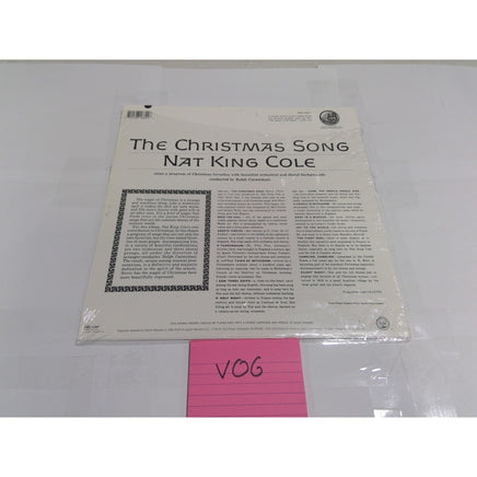 Nat King Cole The Christmas Song Vinyl LP 12" Green New Sealed Limited Edition