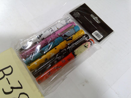 Disney The Nightmare Before Christmas 6 Pack Pens Jack Sally Oogie New Set Gift