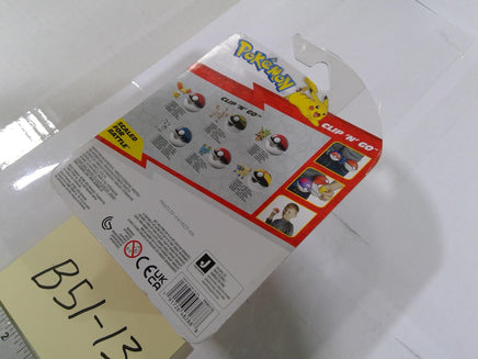 Pokemon Alolan Vulpix Clip N Go Great Ball Action Figure Jazwares Toy White Blue