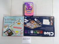 Hasbro Family Board Game Lot Monopoly Clue Slimygloop Sensory New Sealed