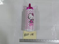 Sanrio Hello Kitty Kids Water Bottle Pink Plastic Drink Cup With Lid Reusable
