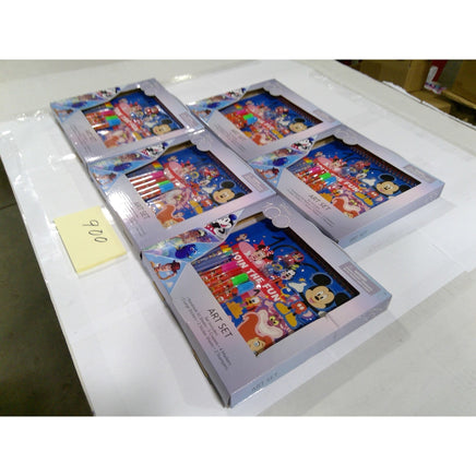 Disney Art Set Kids 5-Pack Multicolor New 100th Anniversary Mickey Minnie Woody
