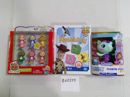Kids Toy Lot Cocomelon Shark Pack Toy Story 4 Matching Gabby's Dollhouse New Set