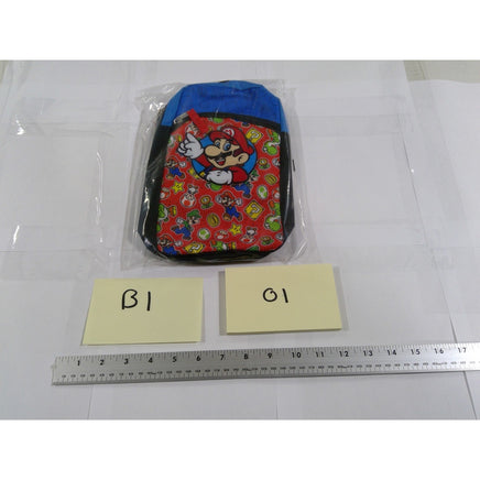 Nintendo Super Mario Crossbody Bag Kids Small Blue Red New Character Print