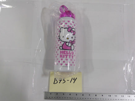 Sanrio Hello Kitty Kids Water Bottle Pink Aluminum Hearts Drink Cup Reusable