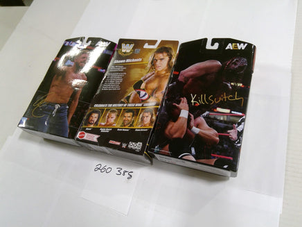 WWE AEW Shawn Michaels Orange Cassidy Killswitch PPV Figure Lot 3 Mattel New
