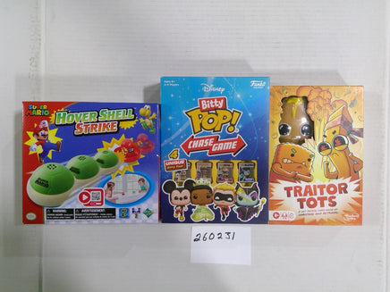 Super Mario Hover Shell Strike Bitty Pop! Chase Traitor Tots Game Lot New Sealed
