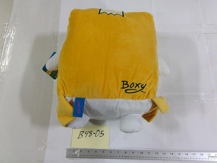 LankyBox Boxy Plush Toy Small Yellow Square Character Pillow Stuffed New Toy
