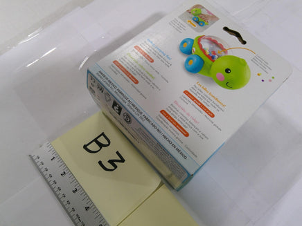 Fisher-Price Poppity Pop Turtle Push Toy 6m+ Rolling Beads Green Boy Infant