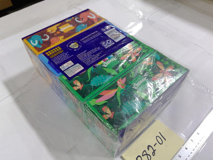 Kleenex Ultra Soft Facial Tissue 3-Ply 4 Box Pack 480 Count Multicolor Dinosaur
