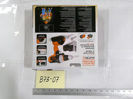 BLACK+DECKER Matrix Junior Power Drill & Jigsaw Kids Roleplay Toy 3+ Orange