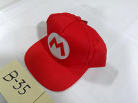 Super Mario Hat Cap Baseball Fitted Mens One Size Red Costume Cosplay Gamer