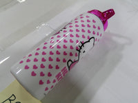 Sanrio Hello Kitty Kids Water Bottle Pink Hearts Aluminum Drink Cup With Lid
