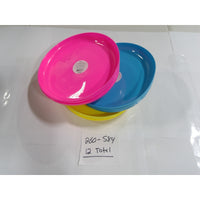 Flying Disc Set of 12 Total Pink Yellow Blue New Neon Outdoor Toys