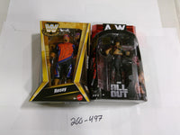 AEW Killswitch WWE Legends Rosey Wrestling Figures Lot Jazwares Mattel Set