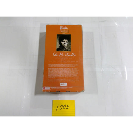 Barbie Ida B. Wells Doll Inspiring Women Series Navy Blue Good NIB HCB94