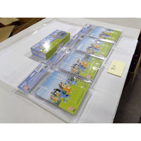 Bluey Stationery Tab Journal Sets and Megamat Play Set Bundle 5pc New Blue Green