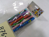 Disney 100 6 Pack Pens Kids Multicolor Character Print School Writing New