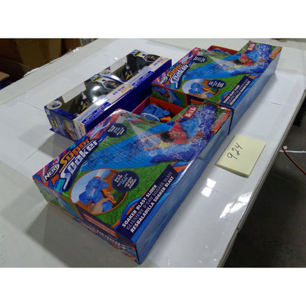Nerf Super Soaker Slide & Swimways Batman Air Boat 4pc Bundle New Blue Outdoor