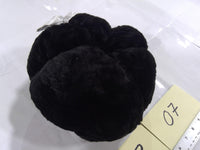 Black Plush Pumpkin Centerpiece Soft Halloween Table Decor Modern Contemporary