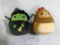 Squishmallows Wizard Of Oz Plush Toys Small Witch Cowardly Lion Lot 2 Multicolor