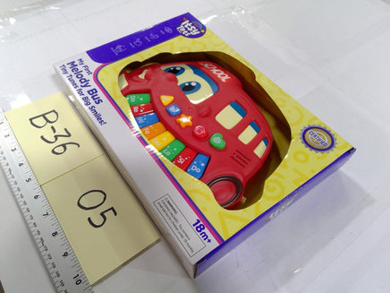 Itsy Tots My First Melody Bus Musical Toy 18m+ Red School Bus Toddler Sounds