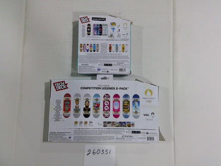 Tech Deck Paris 2024 Competition Legends 8pk Sk8shop Bonus Fingerboard Set