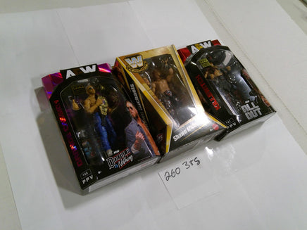 WWE AEW Shawn Michaels Orange Cassidy Killswitch PPV Figure Lot 3 Mattel New