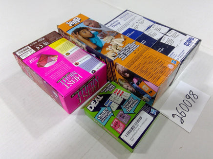 Mixed Lot Jenga Heist Night Monopoly Deal Let's Get Deep Party Card Games Lot 4