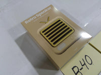 Retro Speaker Wireless Portable Yellow 3W Micro USB Charging Cable New Box