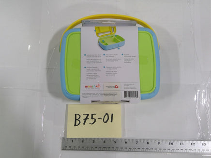 Munchkin Lunch Bento Box Kids Stainless Steel Utensils Toddler Multicolor New
