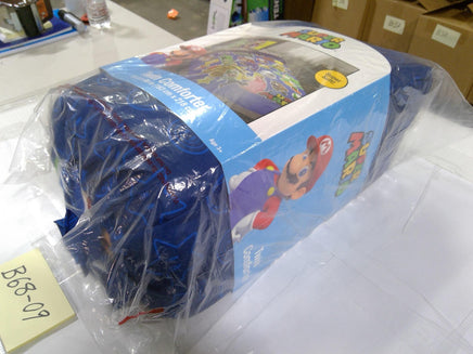 Super Mario Twin Comforter 64x86 Kids Blue Mario Luigi Video Game Bed New