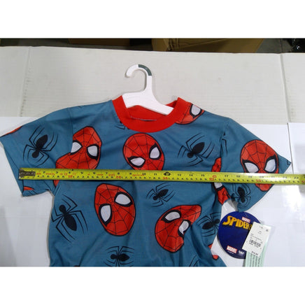 Marvel Spider-Man Pajama Set Boys Size M 8/10 Blue Red NWT SM419BSSTG