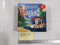USAopoly 10 Days In The USA Family Strategy Board Game 2-4 Players 8+ New Sealed