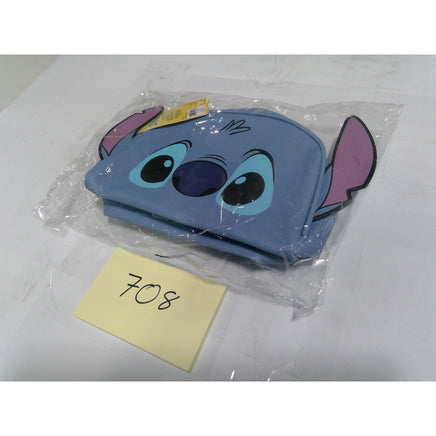 Disney Lilo & Stitch Makeup Bag Unisex OS Blue NEW Character Cosmetic Pouch
