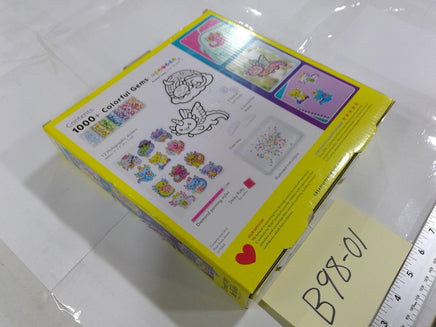 Creativity For Kids Big Gem Diamond Painting Axolotl Stickers Craft Kit New