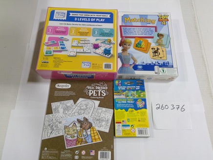 Lot Dominoes Mexican Train Disney Toy Story 4 Matching Crayola Set New Sealed