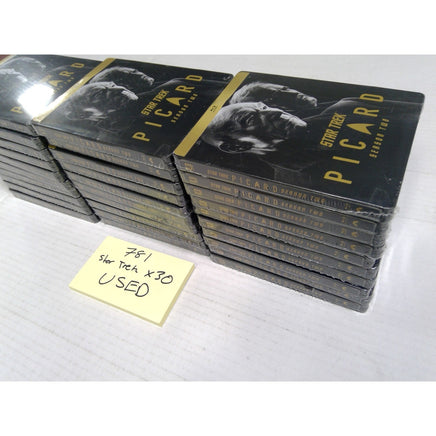 Star Trek Picard Season 2 Blu-ray Steelbook Lot of 30 USED Sci-Fi TV Series