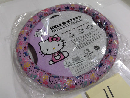 Hello Kitty Pink Steering Wheel Cover 14.5-15.5 In Easy Install Universal Car