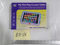 Itsy Tots My First Play & Learn Tablet Toy 18m+ Toddler Boy Learning Multicolor