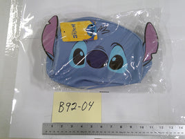 Disney Stitch Blue Travel Pouch Cosmetic Bag Zipper Closure Zip Case Makeup