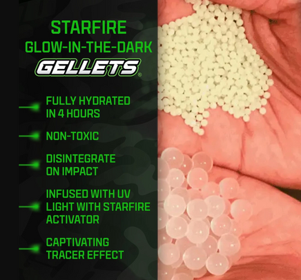 Gel Blaster Starfire XL-Glow-in-Dark Toy Gel Blasters Semi, Full-Auto, Ages 14+