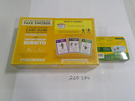 Exploding Kittens Lets Hit Each Other With Fake Swords Play Nine Lot New Sealed